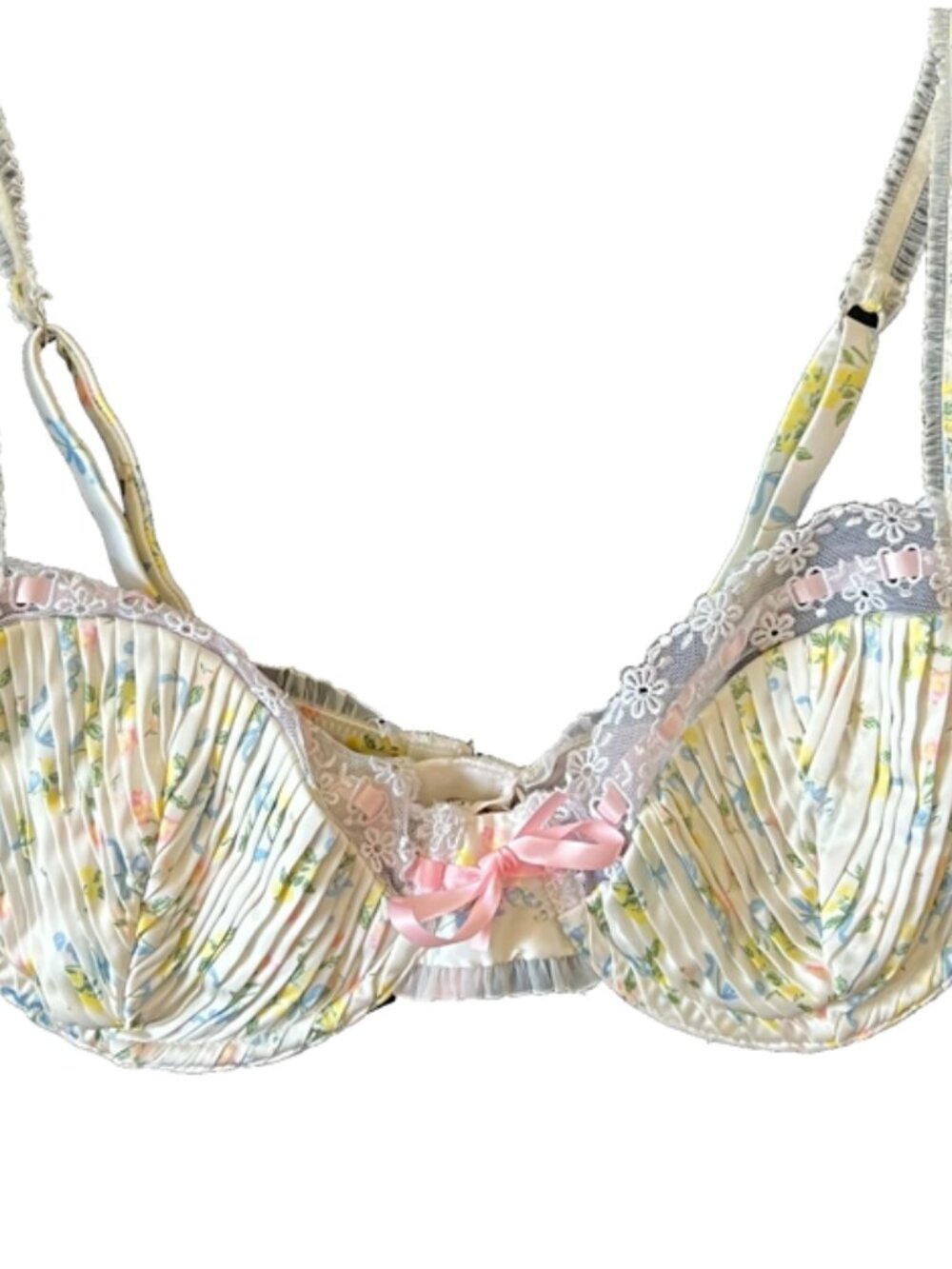 For Love & Lemons Charlotte Bra M Floral Lace Coquette